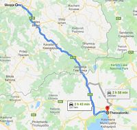 Skopje to Thessaloniki