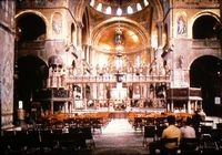 Inside St Marks Basilica